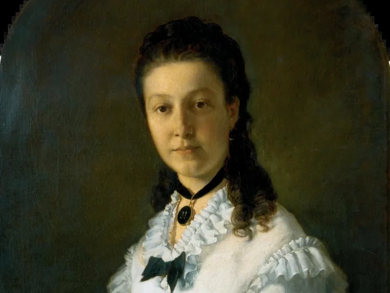 1838-José Ferreira Chaves - Ritratto di ragazza
